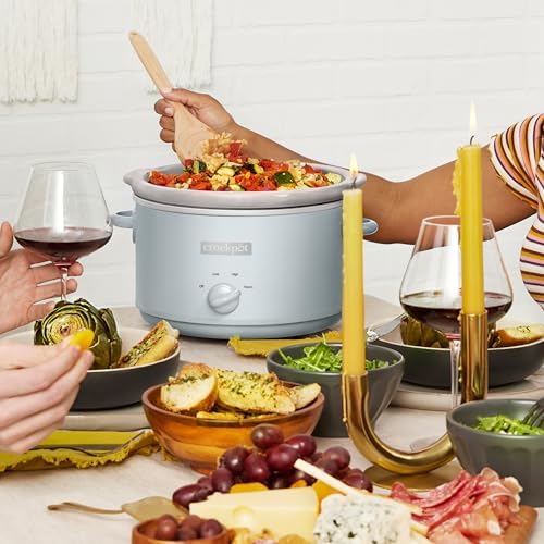 Crock-Pot 4.5 Quart Manual Slow Cooker – Macaroon Blue - O86D