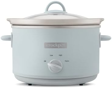 Crock-Pot 4.5 Quart Manual Slow Cooker – Macaroon Blue - O86D