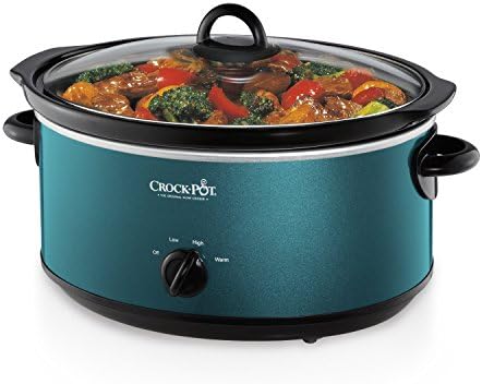 Crock-Pot 7 Quart Manual Slow Cooker – Turquoise - 5OB6