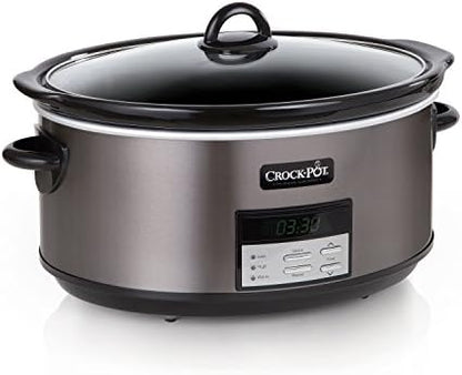 Crock-Pot 8 Quart Programmable Slow Cooker with Auto Warm - JITC