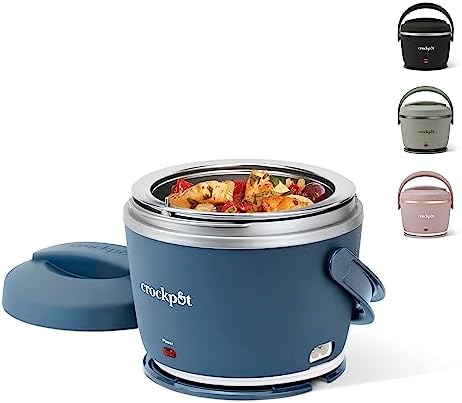 Crock-Pot Electric Lunch Box Food Warmer 20oz – Faded Blue - 77G7