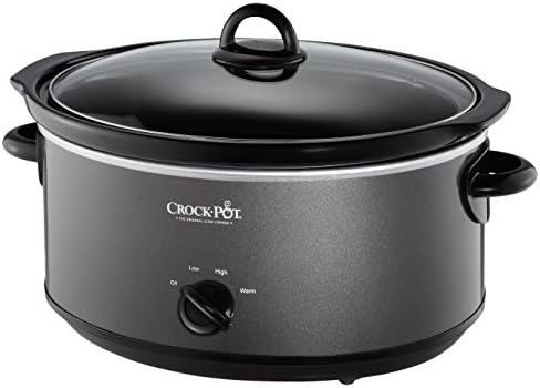 Crock-Pot 7 Quart Slow Cooker – Charcoal - F63I