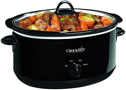 Crock-Pot 8 Quart Manual Slow Cooker – Black - MLGT