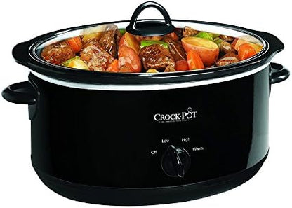 Crock-Pot 8 Quart Manual Slow Cooker – Black - MLGT