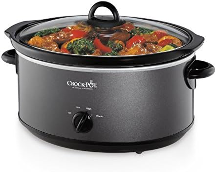 Crock-Pot 7 Quart Slow Cooker – Charcoal - F63I