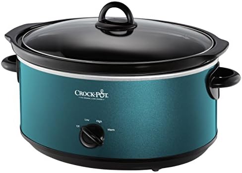 Crock-Pot 7 Quart Manual Slow Cooker – Turquoise - 5OB6