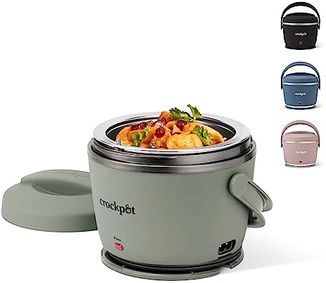 Crock-Pot Portable Electric Lunch Box Food Warmer – Green - U5V5