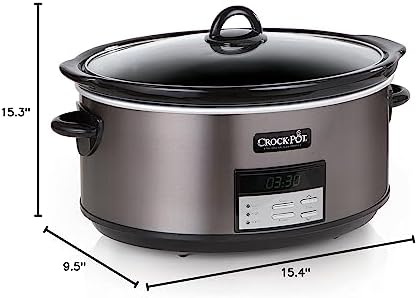 Crock-Pot 8 Quart Programmable Slow Cooker with Auto Warm - JITC