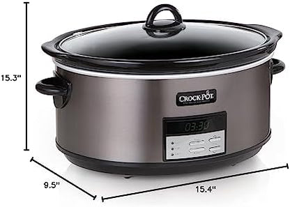 Crock-Pot 8 Quart Programmable Slow Cooker with Auto Warm - JITC