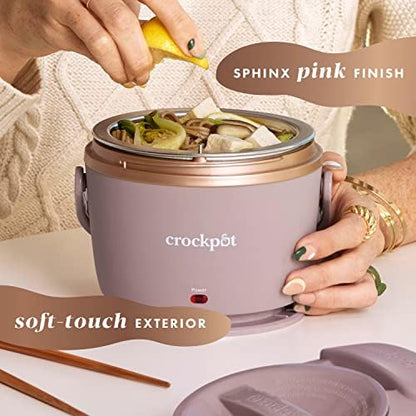 Crock-Pot Electric Lunch Box Food Warmer 20oz – Blush Pink - JOYC