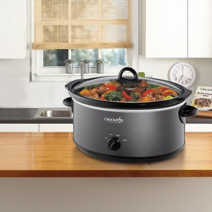 Crock-Pot 7 Quart Slow Cooker – Charcoal - F63I