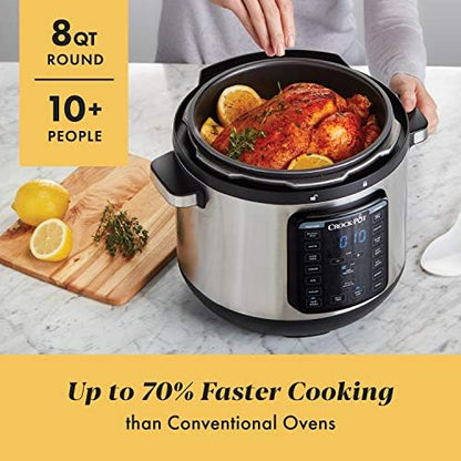 Crock-Pot 8 Quart Express Crock Multi-Use Pressure Cooker - SXAD