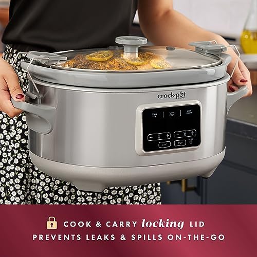 Crock-Pot 7 Quart Programmable Cook & Carry Slow Cooker - KPBJ