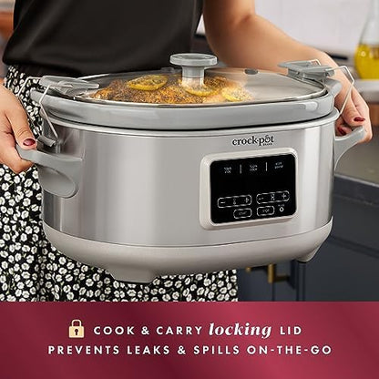 Crock-Pot 7 Quart Programmable Cook & Carry Slow Cooker - KPBJ