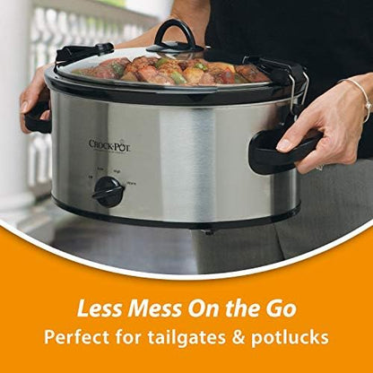 Crock-Pot Cook & Carry 6 Quart Portable Slow Cooker - C4CR