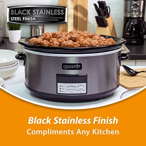 Crock-Pot 8 Quart Programmable Slow Cooker with Auto Warm - JITC