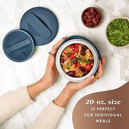 Crock-Pot Electric Lunch Box Food Warmer 20oz – Faded Blue - 77G7