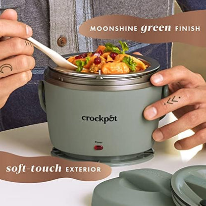 Crock-Pot Portable Electric Lunch Box Food Warmer – Green - U5V5