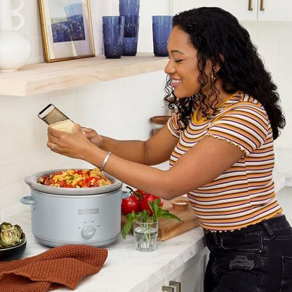 Crock-Pot 4.5 Quart Manual Slow Cooker – Macaroon Blue - O86D