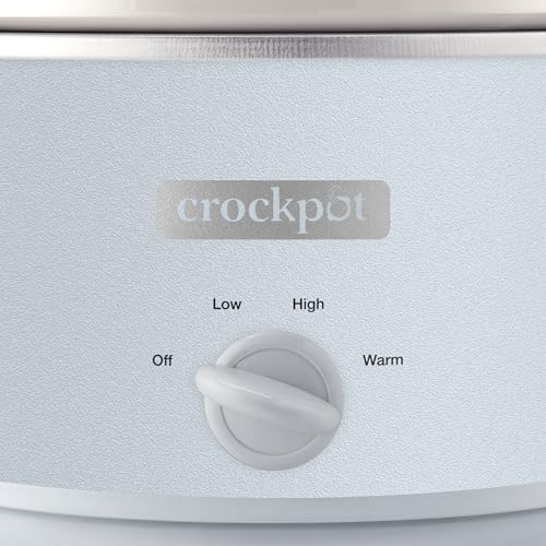 Crock-Pot 4.5 Quart Manual Slow Cooker – Macaroon Blue - O86D