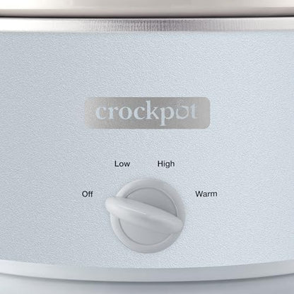 Crock-Pot 4.5 Quart Manual Slow Cooker – Macaroon Blue - O86D
