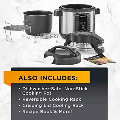 Crock-Pot Express Crisp 8 Quart 10-in-1 Pressure Cooker - K2VG