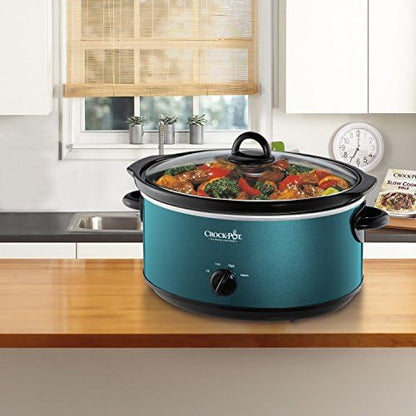 Crock-Pot 7 Quart Manual Slow Cooker – Turquoise - 5OB6