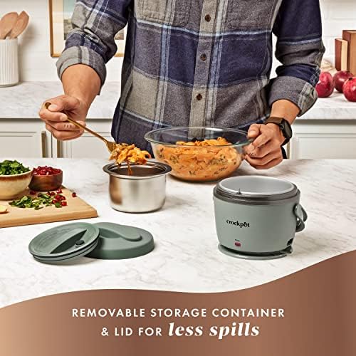 Crock-Pot Portable Electric Lunch Box Food Warmer – Green - U5V5