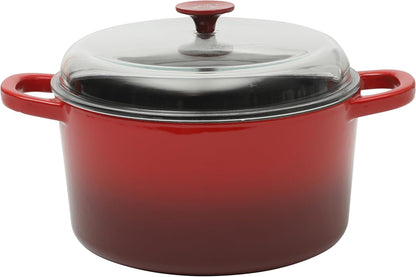 Crock-Pot 3 Quart Enameled Cast Iron Dutch Oven – Aqua - IRO2