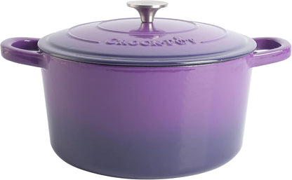 Crock-Pot 3 Quart Enameled Cast Iron Dutch Oven – Aqua - IRO2