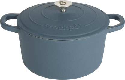 Crock-Pot 3 Quart Enameled Cast Iron Dutch Oven – Aqua - IRO2