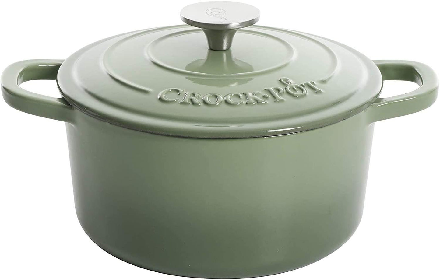 Crock-Pot 3 Quart Enameled Cast Iron Dutch Oven – Aqua - IRO2